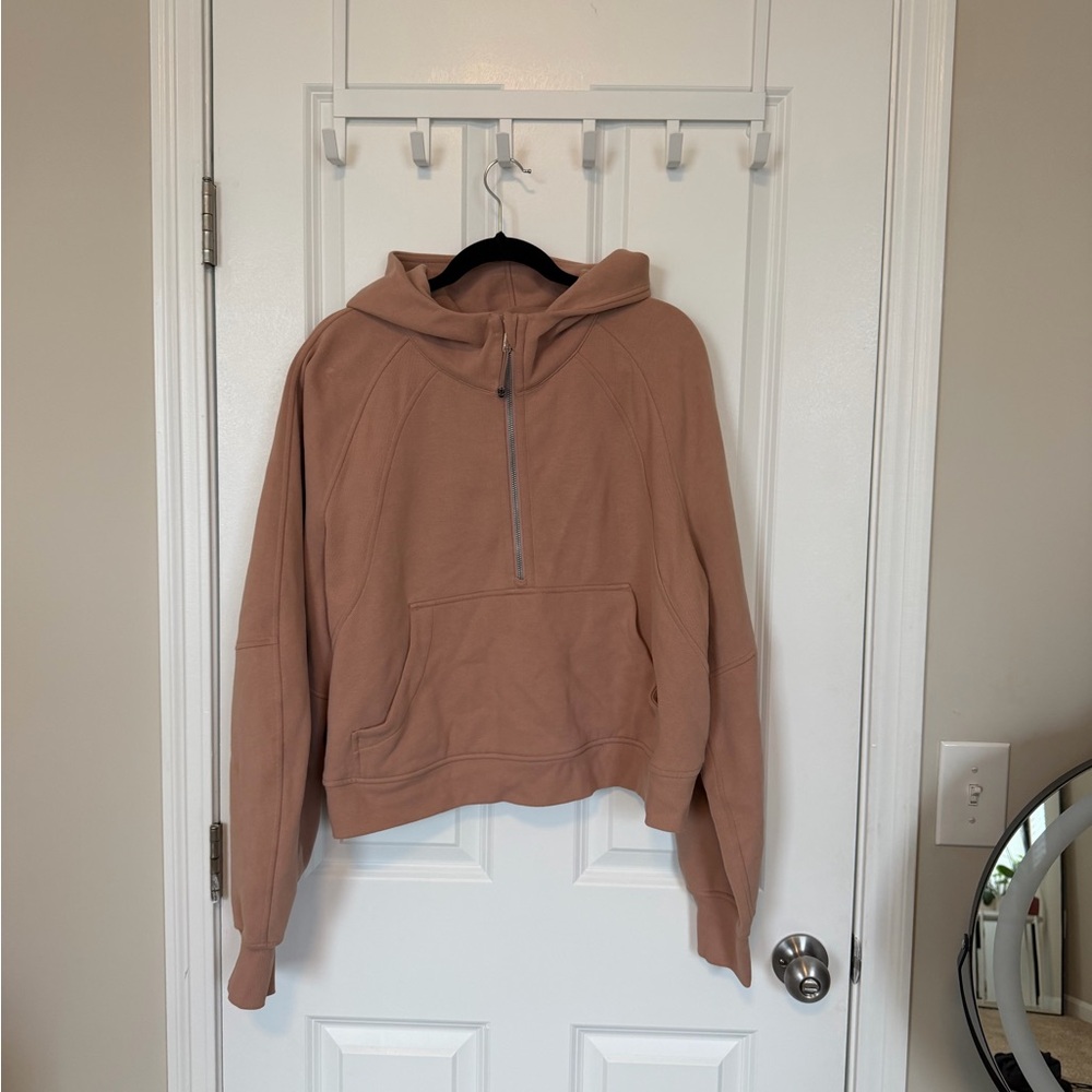 Lululemon Scuba Half-Zip Hoodie in Pink Clay